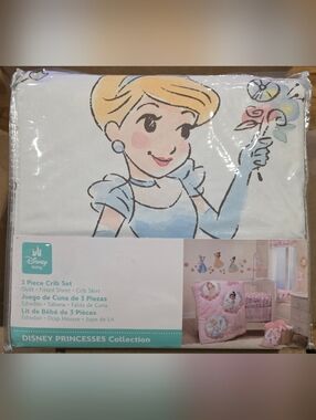 Lambs & Ivy Disney Baby Princesses Crib Bedding Set - 3pc